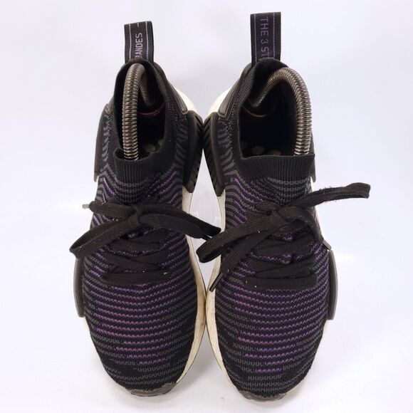 Adidas NMD R1 PK W Athletic Running Training Shoe Womens Size 6 CG6270 Black - Picture 2 of 9